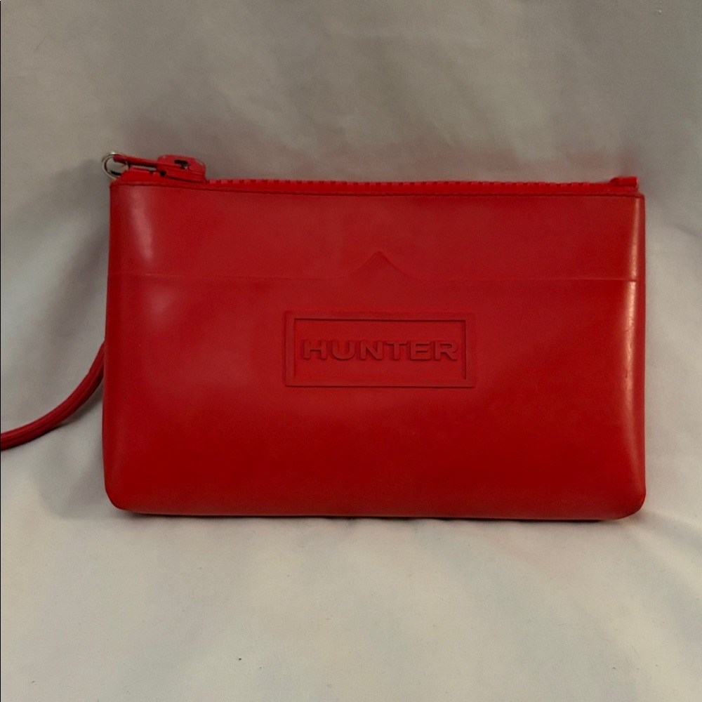 Hunter Red Wristlet Pouch